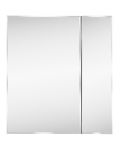 Шкаф зеркальный Форте 70 см цвет белый Без бренда