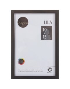 Рамка Lila 10х15 см цвет чёрный Inspire