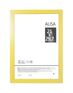 Рамка Alisa 21x29 7 см цвет желтый Без бренда