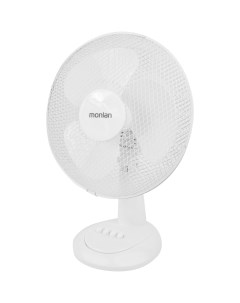 Вентилятор настольный MT 40W 40 Вт 34 см цвет белый Monlan