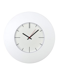 Часы настенные Новелла 37 6 см цвет белый Troykatime