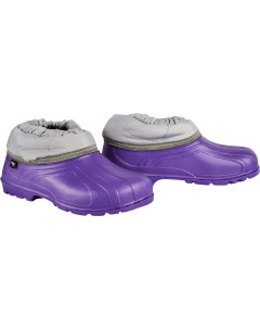 Полусапоги теплые женские размер 40 фиолетовый Без бренда