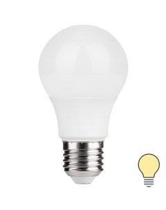 Лампа светодиодная E27 170 240 В 7 Вт груша матовая 600 лм теплый белый свет Lexman