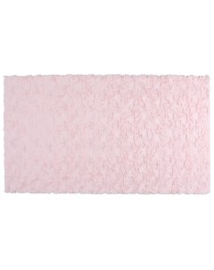 Коврик для ванной комнаты Delux 70x120 см цвет розовый Fixsen