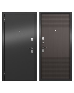 Дверь входная металлическая Ариста 860 мм левая цвет темный Torex