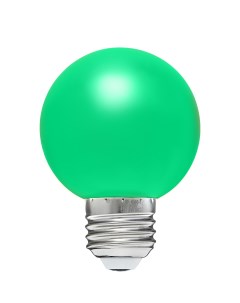Лампа светодиодная E27 3 Вт шар 240 Лм зелёный свет Volpe