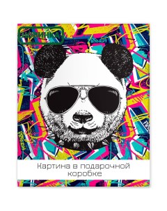 Картина на холсте Граффити панда 40x50 см Fbrush