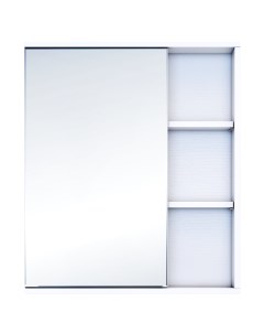 Зеркальный шкаф Matteo 15 6x70x70 см цвет белый Vigo