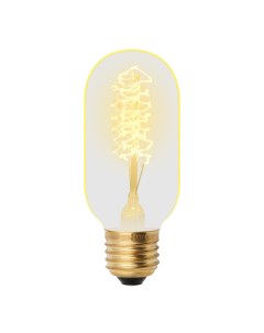 Лампа накаливания E27 230 В 40 Вт цилиндр 250 лм теплый белый цвет света для диммера Uniel