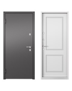 Дверь входная металлическая Термо Австралия эмаль 950 мм левая цвет белый Torex