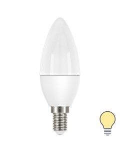 Лампа светодиодная Candle E14 175 250 В 5 Вт матовая 400 лм теплый белый свет Lexman