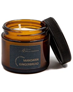 Ароматическая свеча Stella Fragrance Mandarin Gingerbread 50 г Без бренда