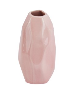 Ваза Candy 2 керамика светло розовая 12 5 см Без бренда