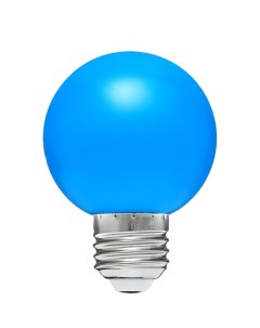 Лампа светодиодная E27 3 Вт шар 240 Лм синий свет Volpe