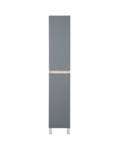 Пенал напольный Соло 30x173x26 см цвет серый Без бренда