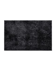 Коврик для ванной комнаты Expressia 50x80 см цвет черный Moroshka