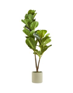 Искусственное растение Фикус 95x14 см пластик Без бренда