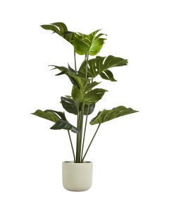 Искусственное растение Монстера 82x16 см пластик Без бренда