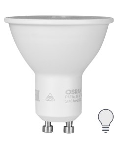 Лампа светодиодная GU10 230 В 4 Вт спот прозрачная 265 лм нейтральный белый свет Osram
