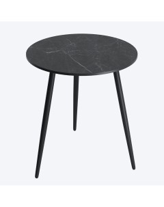 Стол кухонный 75x75 см круглый МДФ цвет черный Без бренда