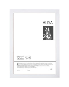Рамка Alisa 21x29 7 см цвет белый Без бренда