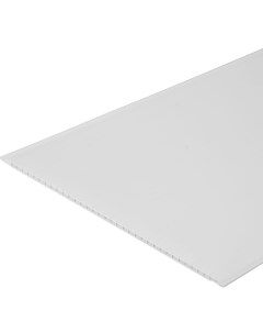 Стеновая панель ПВХ Белый матовый 3000x250x5 мм 0 75 м Рсп