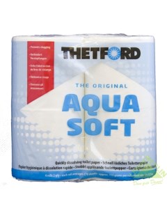 Туалетная бумага для биотуалета Aqua Soft 4 рулона Thetford
