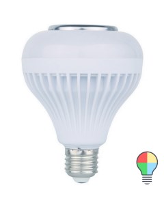 Лампа светодиодная Music E27 230 В 10 Вт 800 лм регулируемый цвет света RGB музыкальная подключение  Без бренда
