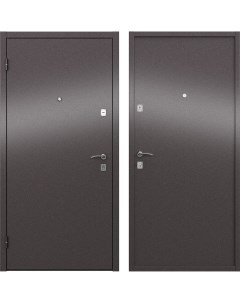 Дверь входная металлическая Стаф 950 мм левая цвет шоколад Torex
