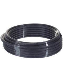 Труба для кабеля Iek ПНД D20 мм 25 м цвет черный Без бренда