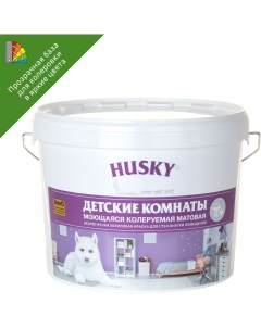 Краска для колеровки для детских комнат прозрачная база С 9 л Husky