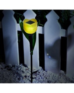Светильник в грунт садовый Желтый тюльпан IP44 нейтральный белый свет Uniel