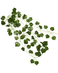 Искусственное растение Лиана Плющ вечнозеленый h230 см ПВХ цвет зеленый Без бренда