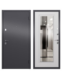 Дверь входная металлическая Берн 860 мм правая цвет скай белый Torex
