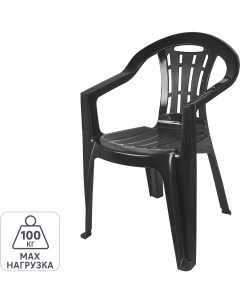 Кресло Mallorca 57x58x39 см полипропилен черный Keter