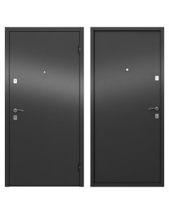 Дверь входная металлическая Стаф 860х2050 мм правая цвет черный Torex