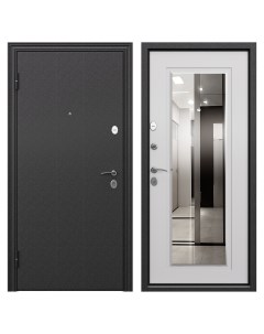 Дверь входная металлическая Грата 950 мм левая цвет скай белый Torex