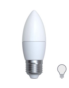 Лампа светодиодная E27 220 240 В 7 Вт свеча матовая 750 лм нейтральный белый свет Volpe