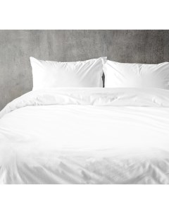 Комплект постельного белья двуспальный перкаль белый 50x70 см Без бренда