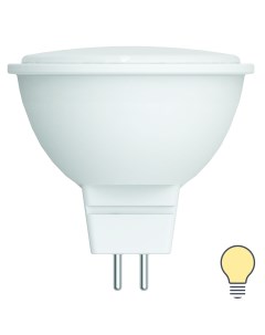 Лампа светодиодная MR16 GU5 3 12 В 5 Вт Эдисон матовая 500 лм теплый белый свет Volpe