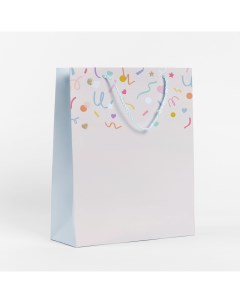 Пакет подарочный Праздник 25 5x36 см цвет нежно розовый Симфония