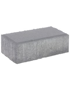 Плитка тротуарная прямоугольная 200x100x60 мм цвет серый Braer