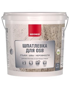 Шпатлевка для плит OSB полимерная 7 кг Neomid