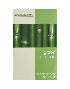 Саше ароматическое Зеленый бамбук зелено салатовый 10 г Без бренда