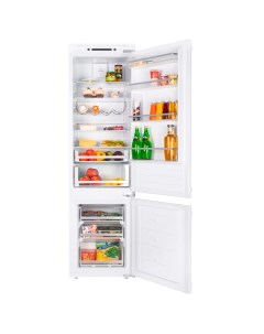 Холодильник двухкамерный MBF193SLFW 54x55x193 7 см 1 компрессор цвет белый Maunfeld