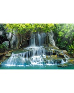 Картина на холсте Водопад 60x100 см Без бренда