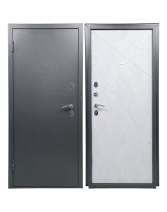 Дверь входная металлическая Диагональ 205x86 см левая бетон Без бренда
