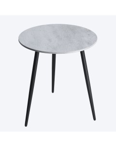 Стол кухонный 75x75 см круглый МДФ цвет серый Без бренда