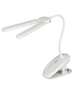 Настольная лампа светодиодная NLED 512 6W W цвет белый с регулировкой яркости Era