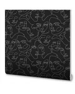 Обои флизелиновые Picasso черные 1 06 м 8754 29 Wallsecret